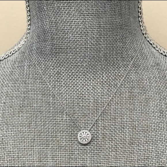 Cubic Zirconia Sterling Silver or Vermeil Pendant - Picture 3 of 9